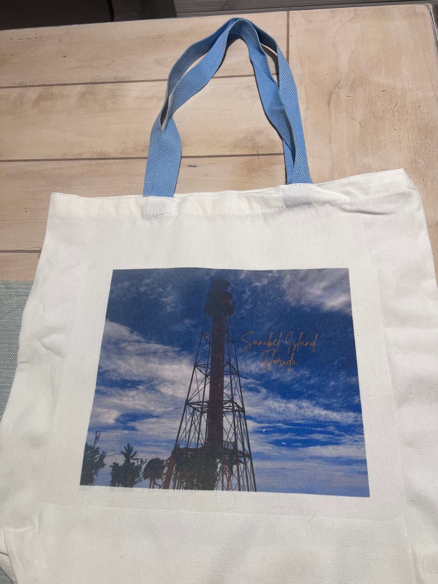 4 Sanibel Lighthouse Canvas Shoulder Bag