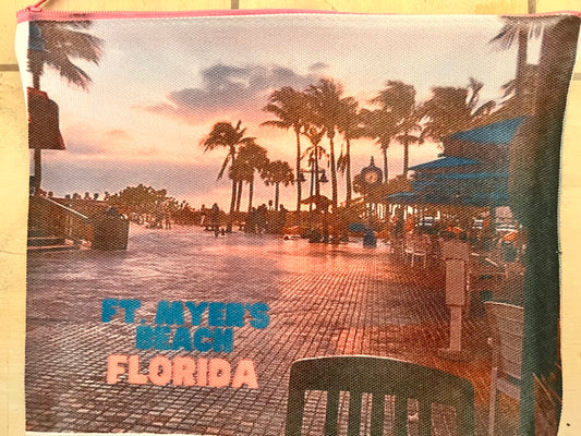 Ft Myers Beach Time Square Clock