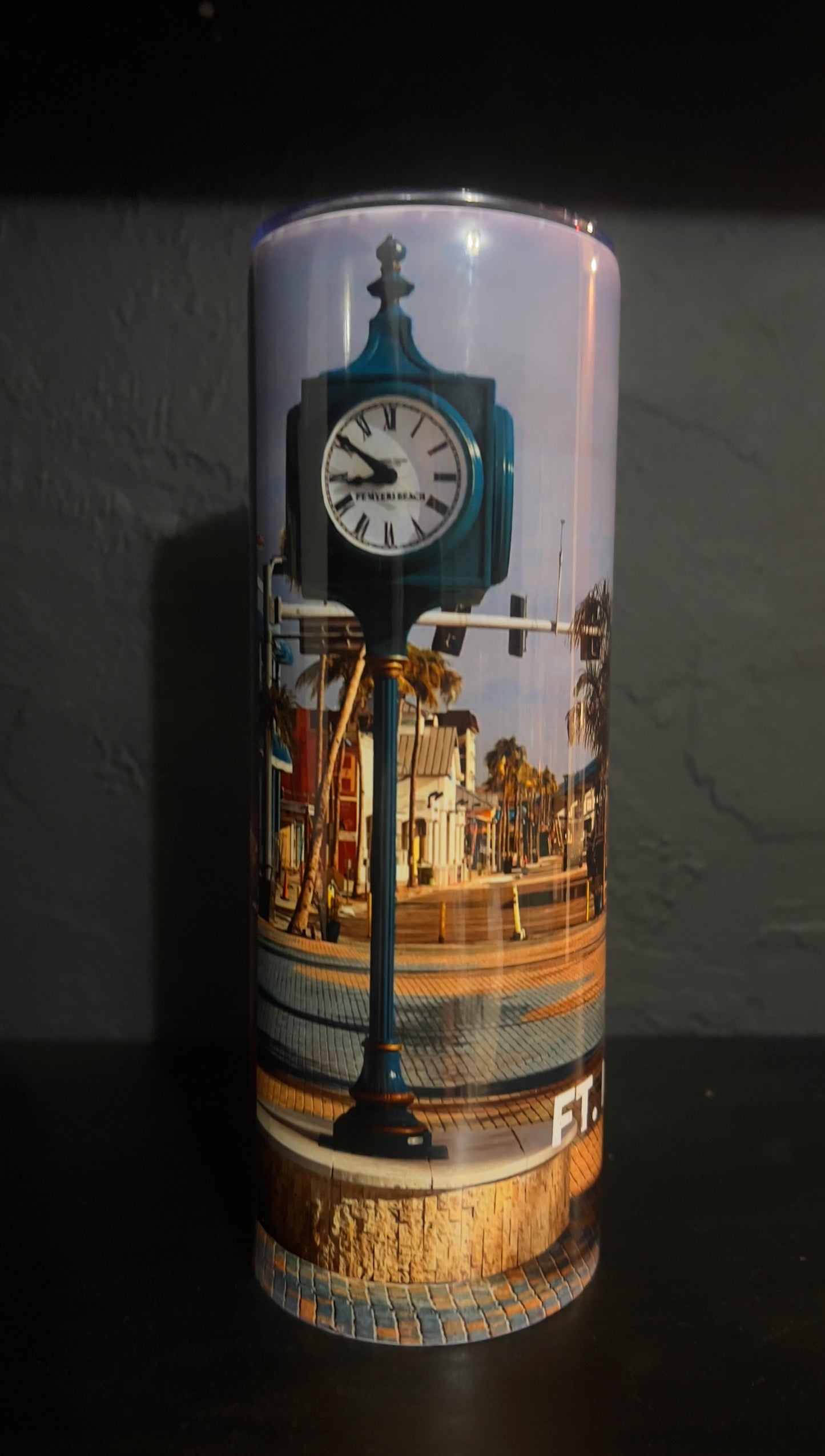 Ft Myers Beach Clock Day or Night it’s always BEACH time.